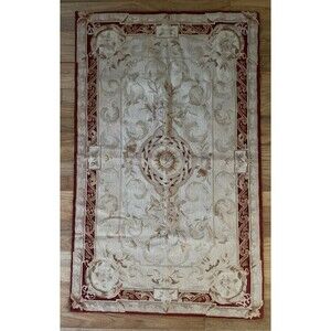 Vintage Handmade Aubusson Style Tapestry 46”x28.75”